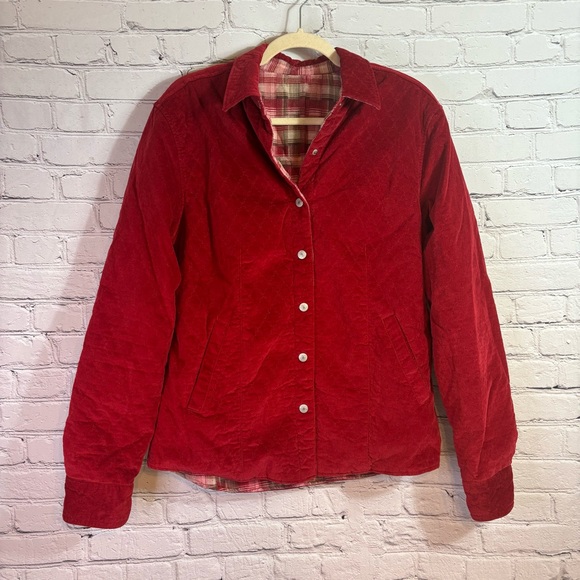 GUIDE SERIES Reversable Red/Red Plaid Button Up Jacket - Medium - Picture 2 of 6